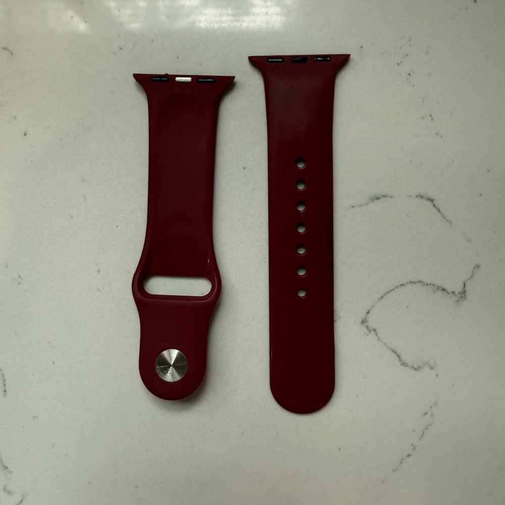 Maroon Apple Watch Band